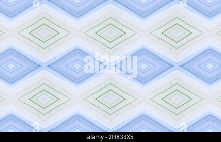 Modello Africano senza giunture. Acquerello Diamante sfondo. Tile messicano. Forma etnica tradizionale. Modello africano. Zags organici Zig. Stampa messicana. Gr Foto Stock