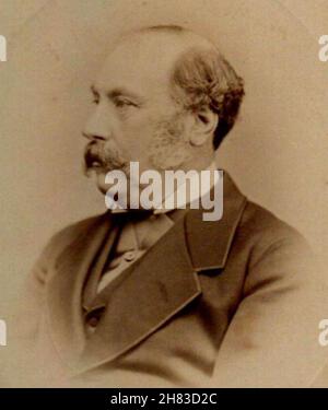 James Harvey sottopiede (1821-1901), proprietario del collirio del Galles del Sud Foto Stock