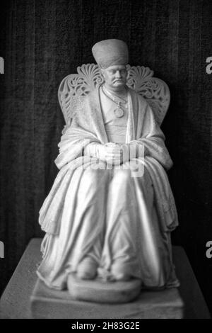 Statua di marmo di Sir Jammedji Jijibhy Foto Stock