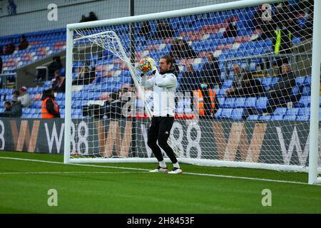 Londra, Regno Unito. 27 novembre 2021. 27 novembre 2021; Selhurst Park, Crystal Palace, Londra, Inghilterra; Premier League di calcio, Crystal Palace contro Aston Villa: Jed Steer di Aston Villa riscaldamento. Credit: Action Plus Sports Images/Alamy Live News Foto Stock