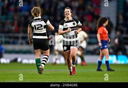 Twickenham, Regno Unito. 27 novembre 2021. Autunno Rugby Internazionale. Barbari Donne V Springbok Donne. Stadio di Twickenham. Londra. Katy Daley-McLean (barbari e sale squali). Credit: Sport in immagini/Alamy Live News Foto Stock