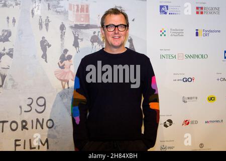 Torino, Italia. 27 novembre 2021. Il regista britannico Garth Jennings è ospite del Torino Film Festival 2021. Credit: Marco Destefanis/Alamy Live News Foto Stock