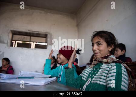 La diversità del corpo nell'istruzione in Siria dopo la guerra Foto Stock