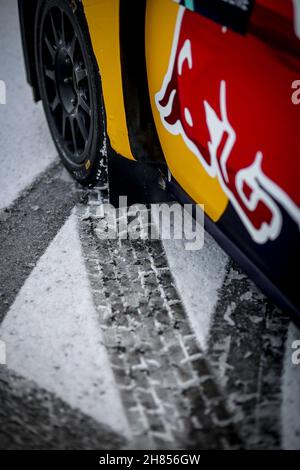 09 HANSEN Kevin (SWE), team Hansen World RX Team, Peugeot 208, World RX, in azione durante il Mondiale RX della Germania, 8° e 9° round del FIA World Rallycross Championship 2021, FIA WRX, dal 27 e 28 novembre sul Nurburgring, a Nurburg, Germania - Foto: Paulo Maria/DPPI/LiveMedia Foto Stock