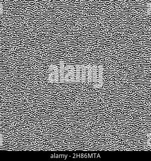 Motivo di Turing. Modello di reazione-diffusione. Basi chimiche di morfogenesi. Illustrazione Vettoriale