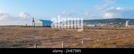 Il Sandy Oceano Atlantico spiaggia di Figueira da Foz, Portogallo Foto Stock