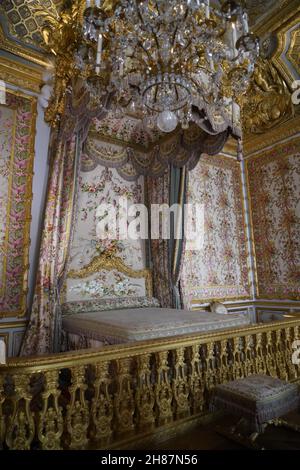 chambre du Chateau de Versailles Foto Stock