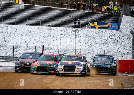 91 IDE Enzo (bel), team KYB EKS JC del Mondiale RX, Audi S1, World RX, in azione durante il Mondiale RX della Germania, 8° e 9° round del FIA World Rallycross Championship 2021, FIA WRX, dal 27 e 28 novembre sul Nürburgring, a Nürburg, Germania - Foto Paulo Maria / DPPI Foto Stock