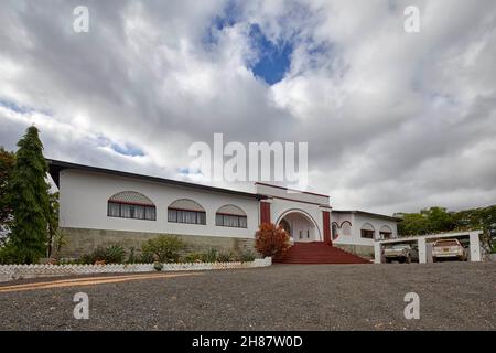 Grotan's Castle Hotel a Taveta, Kenya, Africa Foto Stock