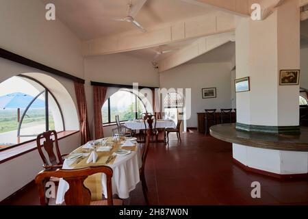 Grotan's Castle Hotel a Taveta, Kenya, Africa Foto Stock