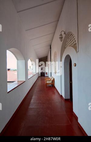 Grotan's Castle Hotel a Taveta, Kenya, Africa Foto Stock