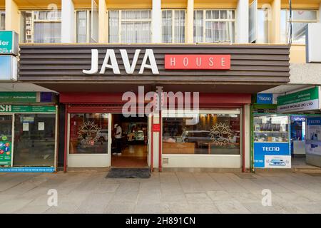 Java House cafe a Nairobi Kenya Africa Foto Stock