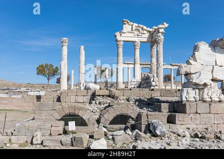 Pergamon, Turchia Foto Stock