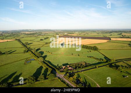 Viste dalla bollatura ad aria calda Foto Stock