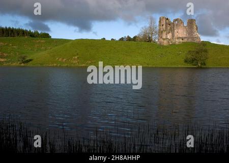 Morton Castle, Nithsdale, Dumfries & Galloway, Scozia Foto Stock