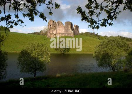 Morton Castle, Nithsdale, Dumfries & Galloway, Scozia Foto Stock