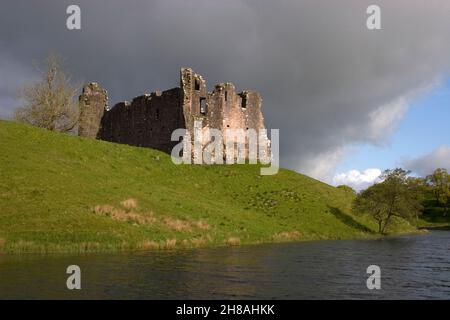 Morton Castle, Nithsdale, Dumfries & Galloway, Scozia Foto Stock