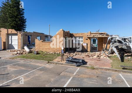 Mona vale surf club a Sydney demolito per essere sostituito con un nuovissimo surf club, Mona vale, Sydney, Australia Foto Stock