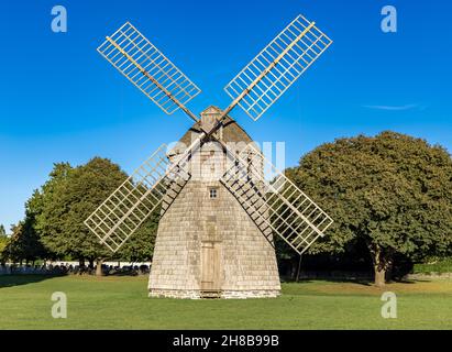 Mulino a vento Corwith in Water Mill, NY Foto Stock