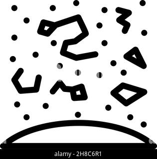 costellazioni spazio stelle icona linea illustrazione vettoriale Illustrazione Vettoriale