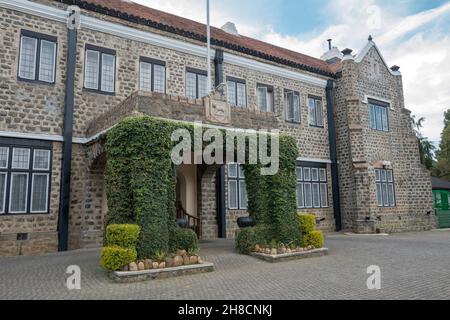 Sri Lanka, provincia du Centre, Centrale Province, Nuwara Eliya, Nurelia, Il piccolo Inghilterra, ville, Staadt, città, maison coloniale, Kolonial Haus, col Foto Stock