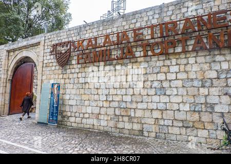 Kalaja e Tiranës, Castello di Tirana, Tirana, Albania Foto Stock