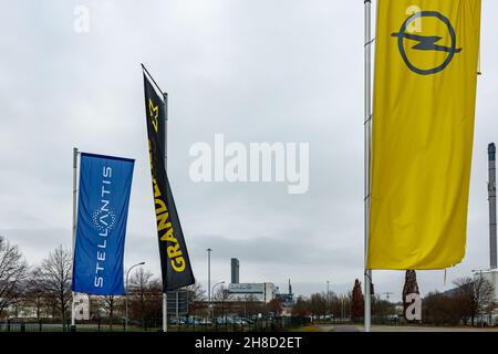 La fabbrica di automobili Opel a Eisenach Turingia Foto Stock