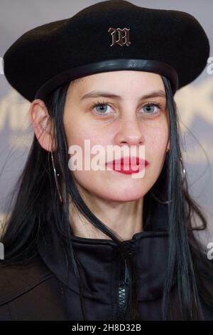 Madrid, Spagna. 29 novembre 2021. Milena Smit partecipa alla lettura dei nominativi del trentaseiesimo Goya Awards di Madrid. Credit: SOPA Images Limited/Alamy Live News Foto Stock