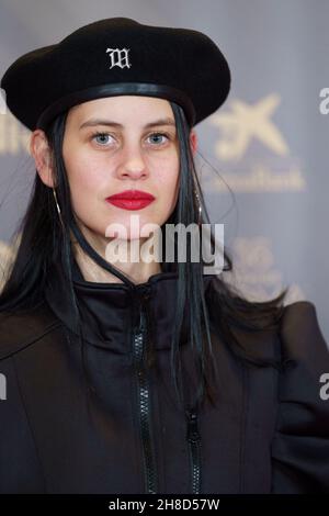 Madrid, Spagna. 29 novembre 2021. Milena Smit partecipa alla lettura dei nominativi del trentaseiesimo Goya Awards di Madrid. (Foto di Atilano Garcia/SOPA Images/Sipa USA) Credit: Sipa USA/Alamy Live News Foto Stock