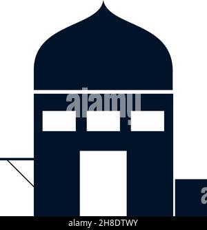 icona di manger stable su sfondo bianco Illustrazione Vettoriale