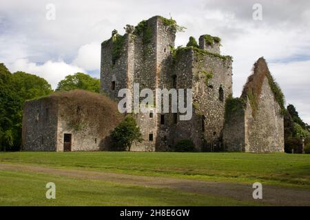 Castello Kennedy e Giardini, Stranraer, Dumfries & Galloway, Scozia Foto Stock