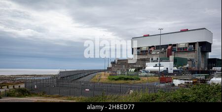 Centrale nucleare di Heysham Power Station Foto Stock