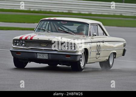 Bill Shepherd, Fred Shepherd, Ford Galaxie, HRDC Jack Sears Trophy, per 1958 a 1966 vetture Touring, 45 minuti di corse con pit stop obbligatorio, Mo Foto Stock