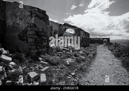 Fortezza Bastiani fortificazione in Isola di Caprera, Sardegna, Italia Foto Stock