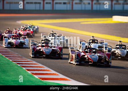 23 Buemi Sebastien (swi), Nissan e.dams, Nissan IM03, in azione durante i test pre-stagione del Campionato Mondiale FIA di Formula e 2021-22, sul circuito Ricardo Tormo dal 28 novembre al 2 dicembre 2021 a Valencia, Spagna - Foto: Joao Filipe/DPPI/LiveMedia Foto Stock