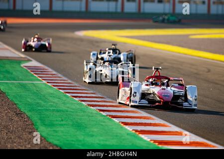 07 sette Camara Sergio (bra), Dragon/Penske Autosport, Penske EV-5, in azione durante i test pre-stagione del Campionato Mondiale FIA di Formula e 2021-22, sul circuito Ricardo Tormo dal 28 novembre al 2 dicembre 2021 a Valencia, Spagna - Foto: Joao Filipe/DPPI/LiveMedia Foto Stock