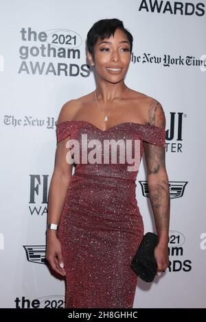 New York, NY, USA. 29 novembre 2021. Brittany S. Hall al Gotham Awards 2021 il 29 novembre 2021 a Cipriani Wall Street a New York City. Credit: RW/Media Punch/Alamy Live News Foto Stock