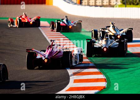 07 sette Camara Sergio (bra), Dragon/Penske Autosport, Penske EV-5, in azione durante i test pre-stagione del Campionato Mondiale FIA di Formula e 2021-22, sul circuito Ricardo Tormo dal 28 novembre al 2 dicembre 2021 a Valencia, Spagna - Foto: Joao Filipe/DPPI/LiveMedia Foto Stock