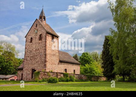 Chiesa di San Michele, Kirchbrak, distretto di Holzminden, Weserbergland, bassa Sassonia, Germania Foto Stock