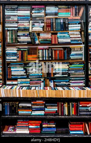 Un coloratissimo Book Shop a Putney, Londra, Regno Unito. Foto Stock