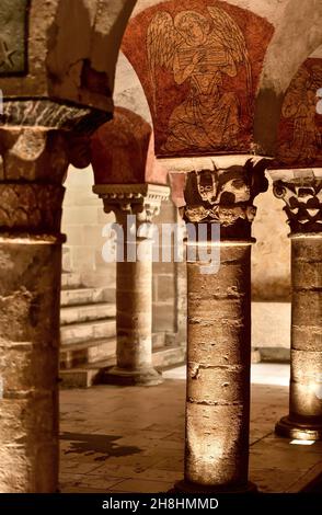 Francia, Calvados, capitali della cripta romana Foto Stock