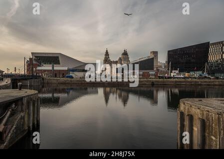 Albert Dock Liverpool Foto Stock