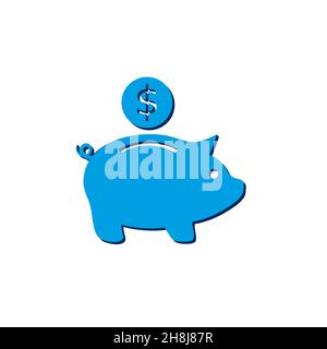 isometrico. segno 3d isolato su sfondo bianco. Illustrazione Vettoriale