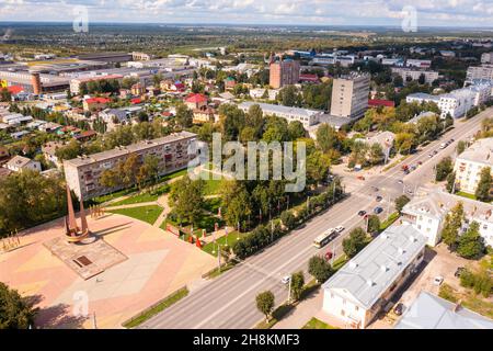 Paesaggio urbano di Kovrov, Russia Foto Stock