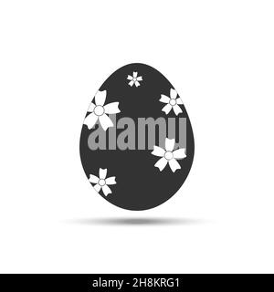 Vettore icona uovo di Pasqua Illustrazione Vettoriale