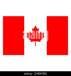 Bandierina del Canada Illustrazione Vettoriale