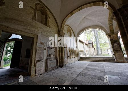 Benediktinerkloster.Fürstliches Schloss Thurn und Taxis in Regensburg,kreisfreie Stadt in Ostbayern. Foto Stock