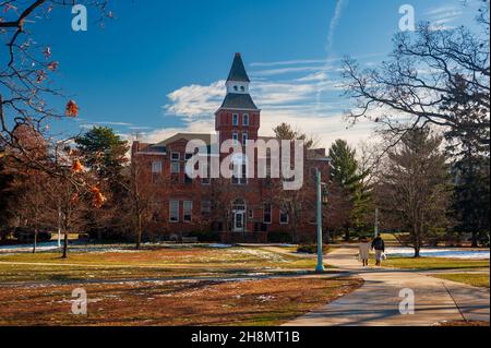 EAST LANSING, MI - 2 GENNAIO: Storico Linton Hall nel campus della Michigan state University Foto Stock