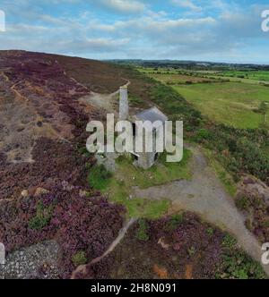 Rovine di Wheal Betsy Engine House vicino a Mary Tavy in Devon, Inghilterra Foto Stock