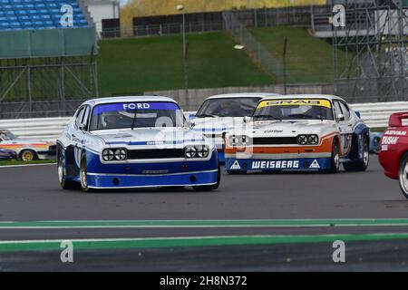 Gary Pearson, Ford Capri RS3100, Steve Dance, Ford Capri, Historic Touring Car Challenge, HTCC, in combinazione con il Tony Dron Trophy per Touring Cars, c. Foto Stock